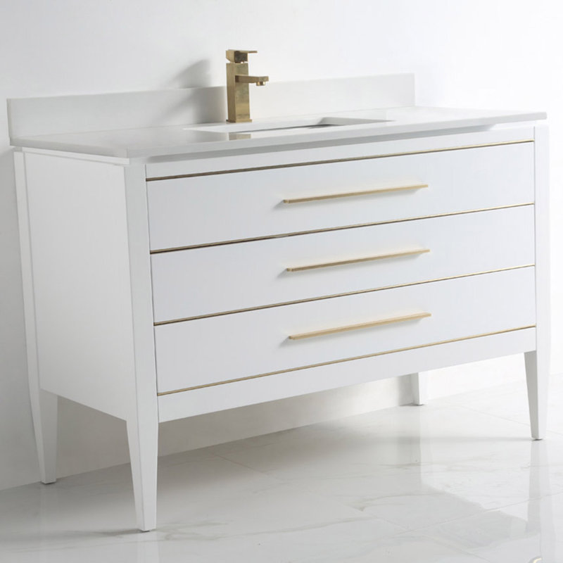 Dowell 48" Single Bathroom Vanity Base Only Wayfair
